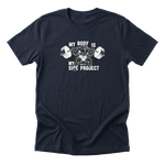 My Body Is My Side Project Tee - Navy