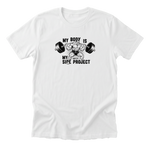 My Body Is My Side Project Tee - White