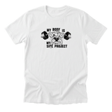 My Body Is My Side Project Tee - White