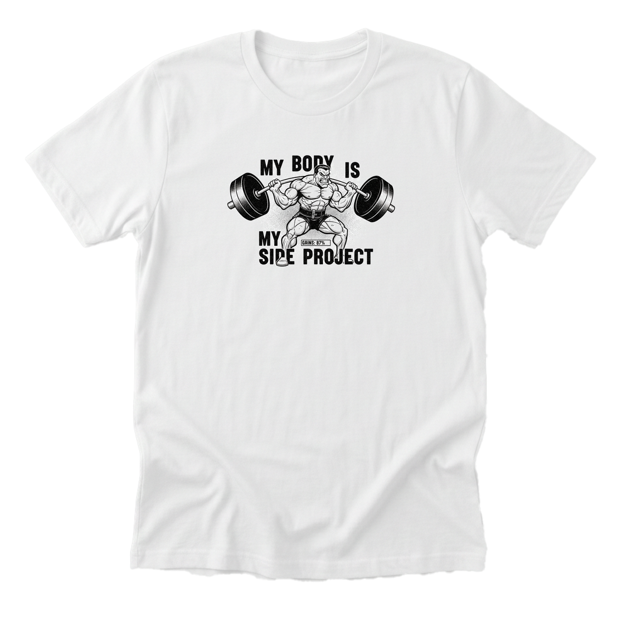 My Body Is My Side Project Tee - White