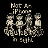 Not an iPhone in Sight - Funny 90s Kid T-Shirt
