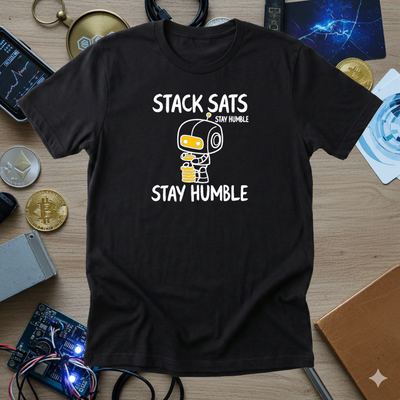 Stack Sats Stay Humble Tee