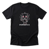Sycophantic AI Tee black mockup